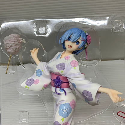 【中古品】 KADOKAWA レム 浴衣Ver. Re：ゼロから始める異世界生活 美少女 フィギュア 053-260407-em-11-min 万代Net店