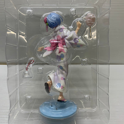 【中古品】 KADOKAWA レム 浴衣Ver. Re：ゼロから始める異世界生活 美少女 フィギュア 053-260407-em-11-min 万代Net店