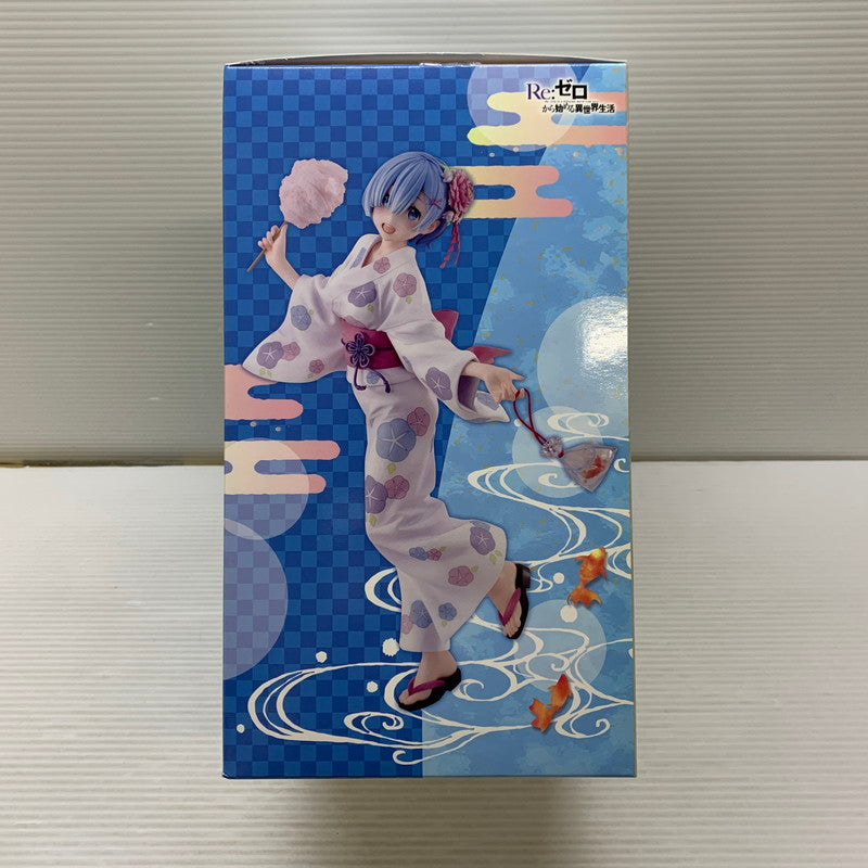 【中古品】 KADOKAWA レム 浴衣Ver. Re：ゼロから始める異世界生活 美少女 フィギュア 053-260407-em-11-min 万代Net店