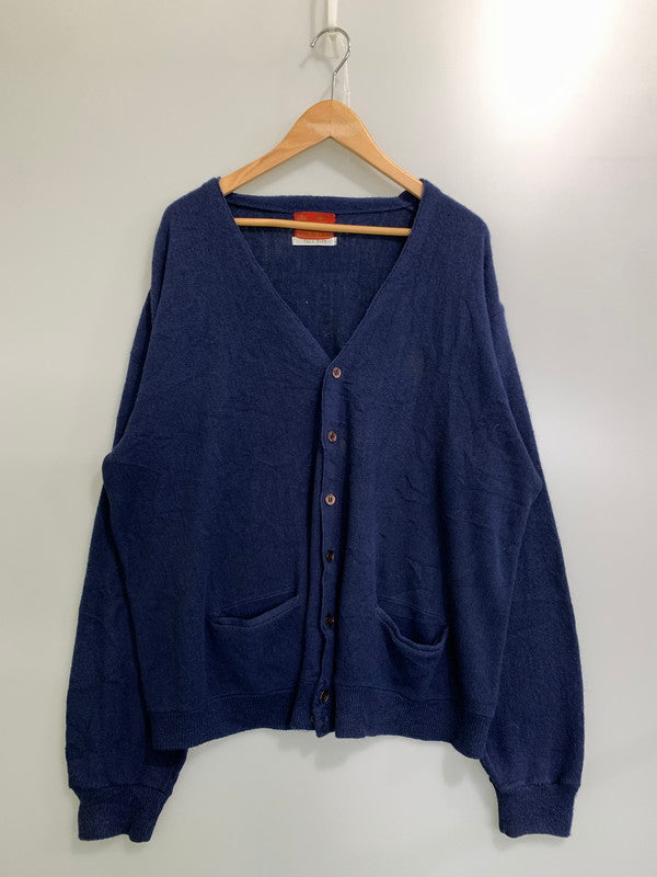 【現状渡し品】【メンズ】 KINGS ROAD SEARS キングスロードシアーズ 70S LS ACRYLIC CARDIGAN アクリルカーディガン 146-250731-AS-43-min サイズ：2XL カラー：ネイビー 万代Net店