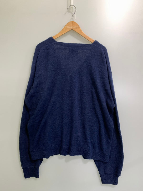 【現状渡し品】【メンズ】 KINGS ROAD SEARS キングスロードシアーズ 70S LS ACRYLIC CARDIGAN アクリルカーディガン 146-250731-AS-43-min サイズ：2XL カラー：ネイビー 万代Net店