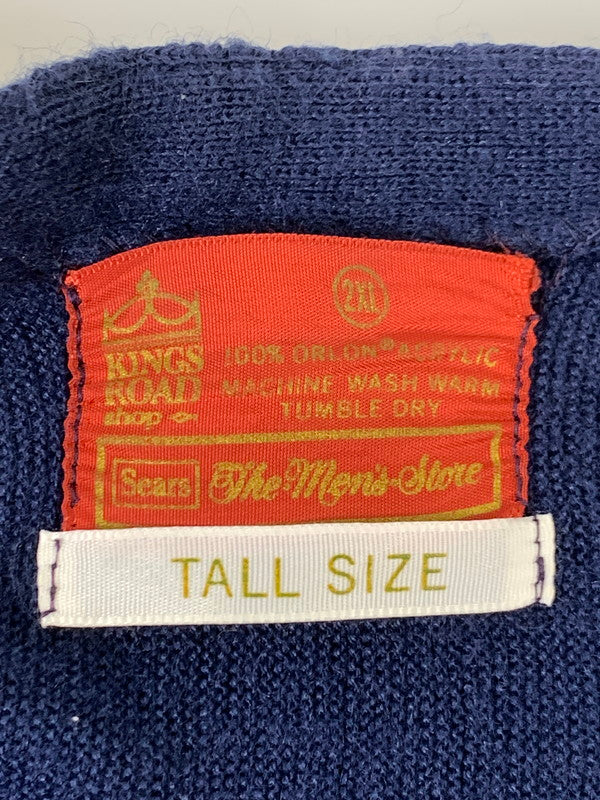 【現状渡し品】【メンズ】 KINGS ROAD SEARS キングスロードシアーズ 70S LS ACRYLIC CARDIGAN アクリルカーディガン 146-250731-AS-43-min サイズ：2XL カラー：ネイビー 万代Net店