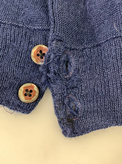 【現状渡し品】【メンズ】 KINGS ROAD SEARS キングスロードシアーズ 70S LS ACRYLIC CARDIGAN アクリルカーディガン 146-250731-AS-43-min サイズ：2XL カラー：ネイビー 万代Net店