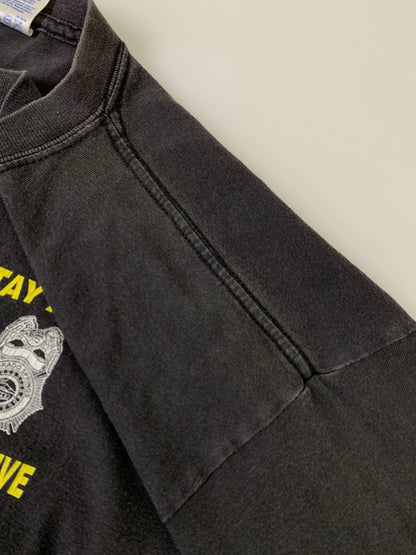 【現状渡し品】【メンズ】 GILDAN ギルダン 00'S STAY ALERT STAY ALIVE 啓発 TEE Tシャツ トップス 146-250727-ks-28-min サイズ：L 万代Net店