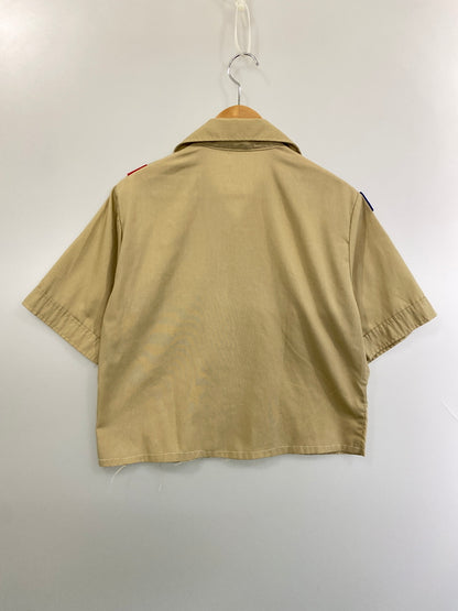 【現状渡し品】【メンズ】 BOY SCOUTS OF AMERICA ボーイスカウト オブ アメリカ BOY SCOUTS SHIRT ボーイスカウト シャツ トップス 146-260626-jt-13-min サイズ：SM カラー：ベージュ系 万代Net店