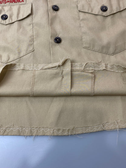 【現状渡し品】【メンズ】 BOY SCOUTS OF AMERICA ボーイスカウト オブ アメリカ BOY SCOUTS SHIRT ボーイスカウト シャツ トップス 146-260626-jt-13-min サイズ：SM カラー：ベージュ系 万代Net店