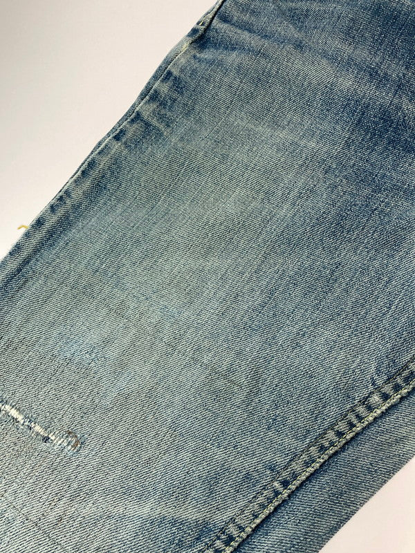 【現状渡し品】【メンズ】 Lee リー 60-70'S LEENS DENIM PANTS デニムパンツ ハーフパンツ ボトムス カットオフ 157-250729-AS-23-min カラー：ライトインディゴ 万代Net店