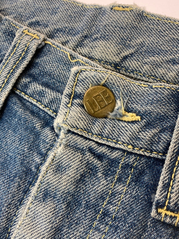 【現状渡し品】【メンズ】 Lee リー 60-70'S LEENS DENIM PANTS デニムパンツ ハーフパンツ ボトムス カットオフ 157-250729-AS-23-min カラー：ライトインディゴ 万代Net店