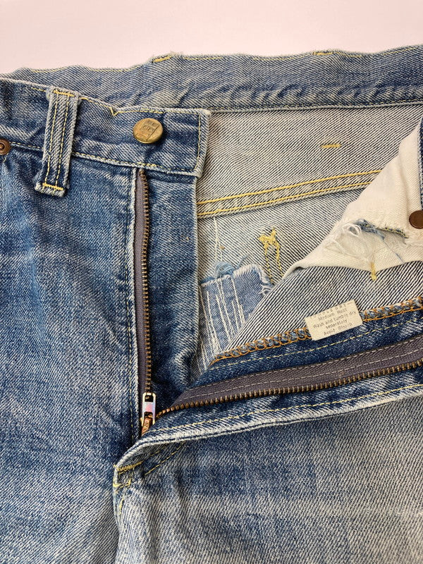 【現状渡し品】【メンズ】 Lee リー 60-70'S LEENS DENIM PANTS デニムパンツ ハーフパンツ ボトムス カットオフ 157-250729-AS-23-min カラー：ライトインディゴ 万代Net店