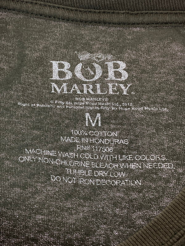 【中古品】【メンズ】 BOB MARLEY ボブ・マーリー 大判 PRINT TEE ショートスリーブ 146-250729-AS-15-min サイズ：M カラー：カーキ 万代Net店