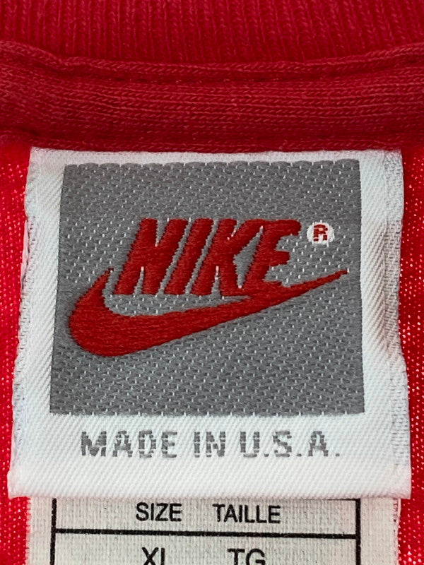 【中古品】【メンズ】 NIKE ナイキ 90'S 1992 HONOLULU MARATHON PRINT TEE ショートスリーブ 146-250729-AS-17-min サイズ：XL カラー：レッド 万代Net店
