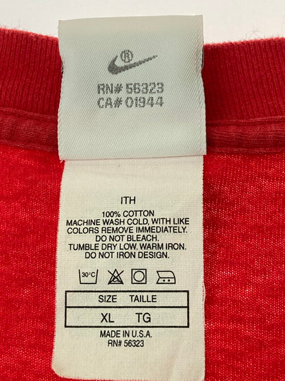 【中古品】【メンズ】 NIKE ナイキ 90'S 1992 HONOLULU MARATHON PRINT TEE ショートスリーブ 146-250729-AS-17-min サイズ：XL カラー：レッド 万代Net店