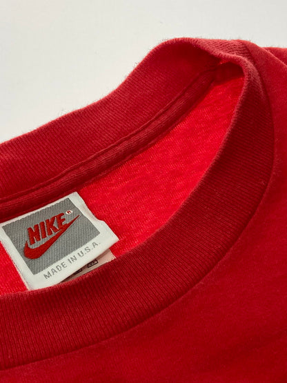 【中古品】【メンズ】 NIKE ナイキ 90'S 1992 HONOLULU MARATHON PRINT TEE ショートスリーブ 146-250729-AS-17-min サイズ：XL カラー：レッド 万代Net店