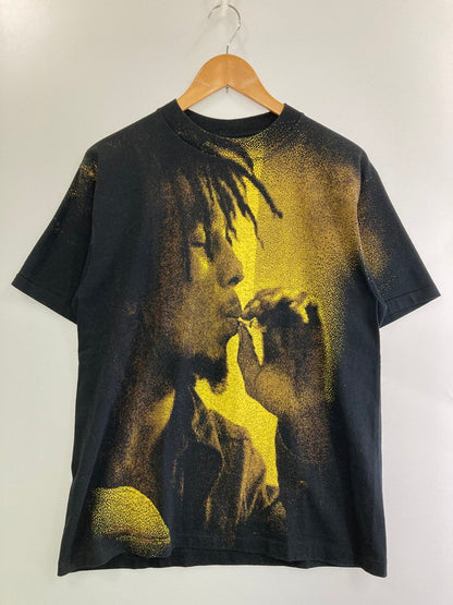 【中古品】【メンズ】 ALL SPORTS オールスポーツ 90'S BOB MARLEY PRINT TEE ショートスリーブ 146-250729-AS-16-min サイズ：L カラー：ブラック 万代Net店