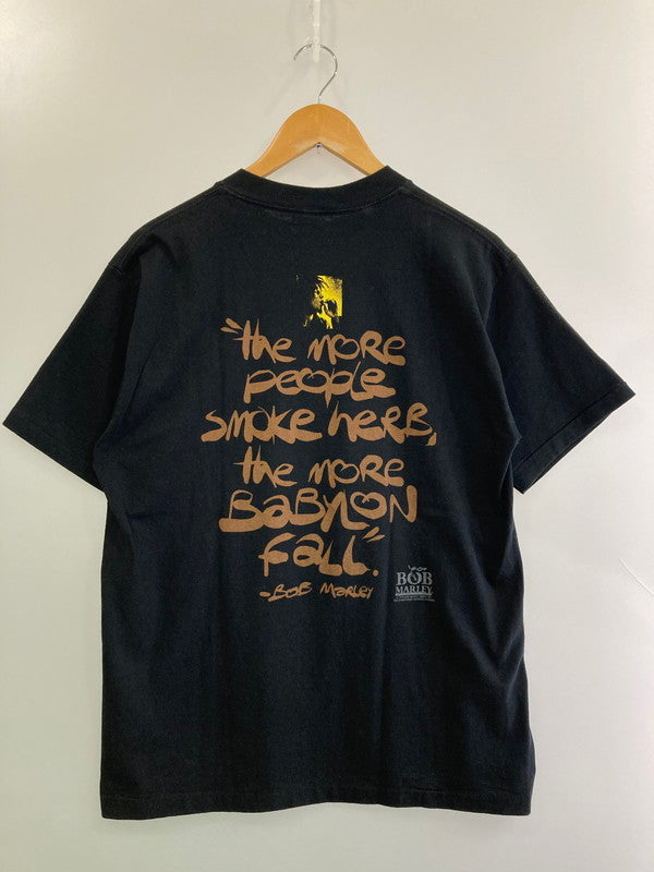 【中古品】【メンズ】 ALL SPORTS オールスポーツ 90'S BOB MARLEY PRINT TEE ショートスリーブ 146-250729-AS-16-min サイズ：L カラー：ブラック 万代Net店