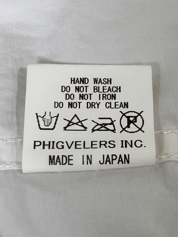 【現状渡し品】【メンズ】 PHIGVEL フィグベル WORK SHIRT ワークシャツ トップス 140-250727-ks-40-min サイズ：1 カラー：ホワイト 万代Net店