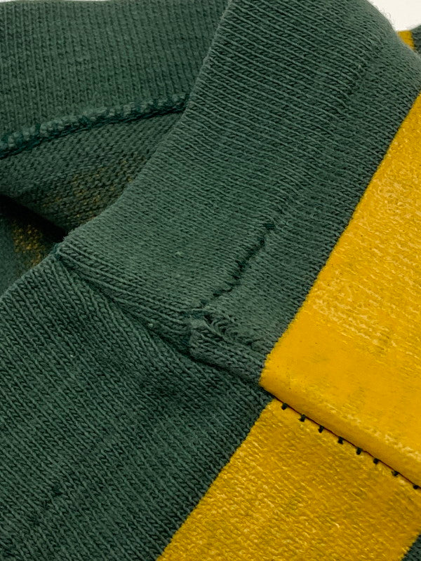 【中古品】【メンズ】 Champion チャンピオン 70'S FOOTBALL TEE SOUTH CATHOLIC ショートスリーブ 146-250729-AS-4-min サイズ：L カラー：グリーン/イエロー 万代Net店