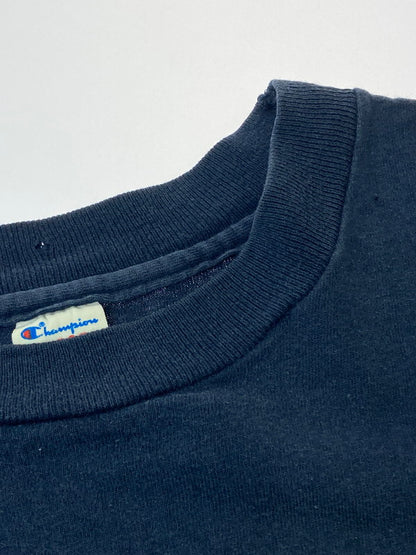 【現状渡し品】【メンズ】 Champion チャンピオン 80S UNITED STATES NAVAL ACADEMY PRINT TEE ショートスリーブ 146-250729-AS-11-min サイズ：L カラー：ネイビー 万代Net店