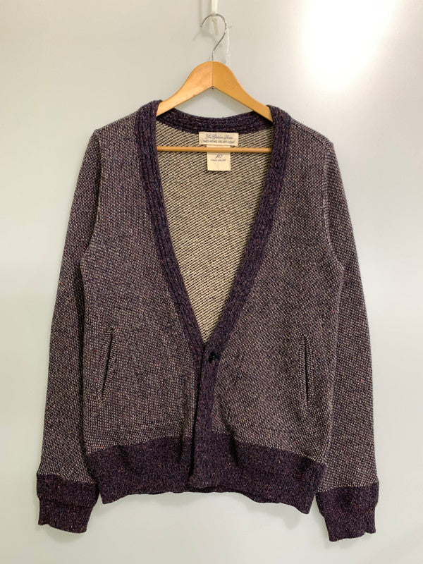 【中古品】【メンズ】 REMI RELIEF レミレリーフ ACRYLIC KNIT CARDIGAN アクリル ニットカーディガン 140-250731-AS-44-min サイズ：L カラー：パープル 万代Net店