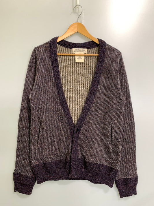 【中古品】【メンズ】 REMI RELIEF レミレリーフ ACRYLIC KNIT CARDIGAN アクリル ニットカーディガン 140-250731-AS-44-min サイズ：L カラー：パープル 万代Net店