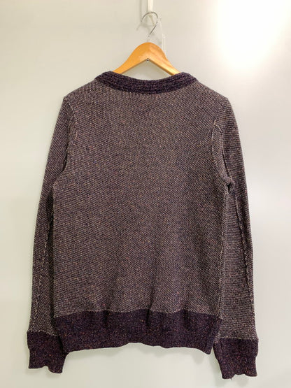 【中古品】【メンズ】 REMI RELIEF レミレリーフ ACRYLIC KNIT CARDIGAN アクリル ニットカーディガン 140-250731-AS-44-min サイズ：L カラー：パープル 万代Net店