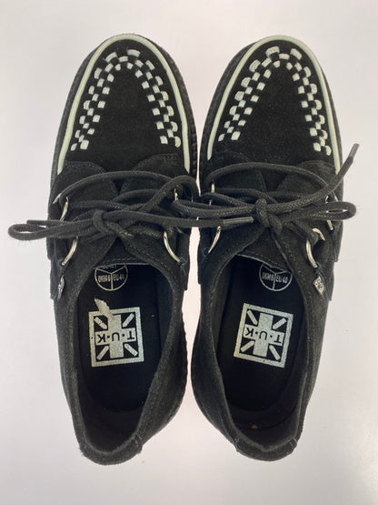 【中古美品】【メンズ】 T.U.K ティーユーケー V8366 VIVA MONDO CREEPER 靴 シューズ スニーカー 164-250731-AS-23-min サイズ：US7 カラー：ブラック/ホワイト 万代Net店