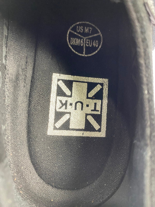 【中古美品】【メンズ】 T.U.K ティーユーケー V8366 VIVA MONDO CREEPER 靴 シューズ スニーカー 164-250731-AS-23-min サイズ：US7 カラー：ブラック/ホワイト 万代Net店