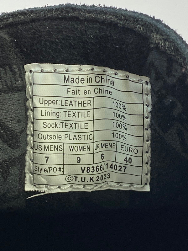 【中古美品】【メンズ】 T.U.K ティーユーケー V8366 VIVA MONDO CREEPER 靴 シューズ スニーカー 164-250731-AS-23-min サイズ：US7 カラー：ブラック/ホワイト 万代Net店