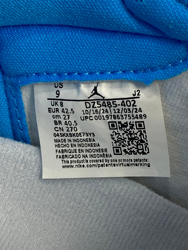 【未使用品】【メンズ】 NIKE ナイキ AIR JORDAN 1 RETRO HIGH OG UNC REIMAGINED 靴 シューズ スニーカー 160-250731-AS-8-min サイズ：27.0cm カラー：DK POWER BLUE/DK POWER BLUE 万代Net店