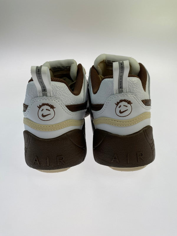 【未使用品】【メンズ/レディース】 NIKE ナイキ ×TRAVIS SCOTT トラヴィススコット ZOOM FIELD JAXX WHITE AND LIGHT CHOCOLATE 靴 シューズ スニーカー 160-250731-AS-9-min サイズ：26.5cm カラー：WHITE/LT CHOCOLATE-WHITE 万代Net店