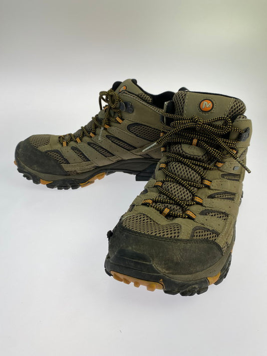 【中古品】【メンズ】 MERRELL メレル J06057W MID GORE-TEXR WIDE WIDTH 靴 シューズ スニーカー 163-250731-AS-21-min サイズ：US9.5 カラー：カーキ系 万代Net店