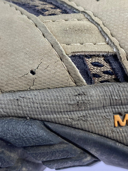 【中古品】【メンズ】 MERRELL メレル J06057W MID GORE-TEXR WIDE WIDTH 靴 シューズ スニーカー 163-250731-AS-21-min サイズ：US9.5 カラー：カーキ系 万代Net店