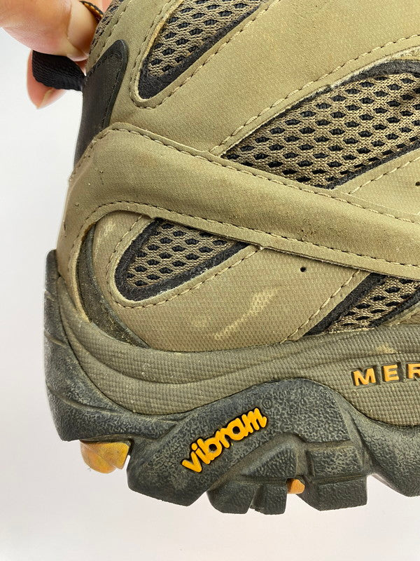 【中古品】【メンズ】 MERRELL メレル J06057W MID GORE-TEXR WIDE WIDTH 靴 シューズ スニーカー 163-250731-AS-21-min サイズ：US9.5 カラー：カーキ系 万代Net店