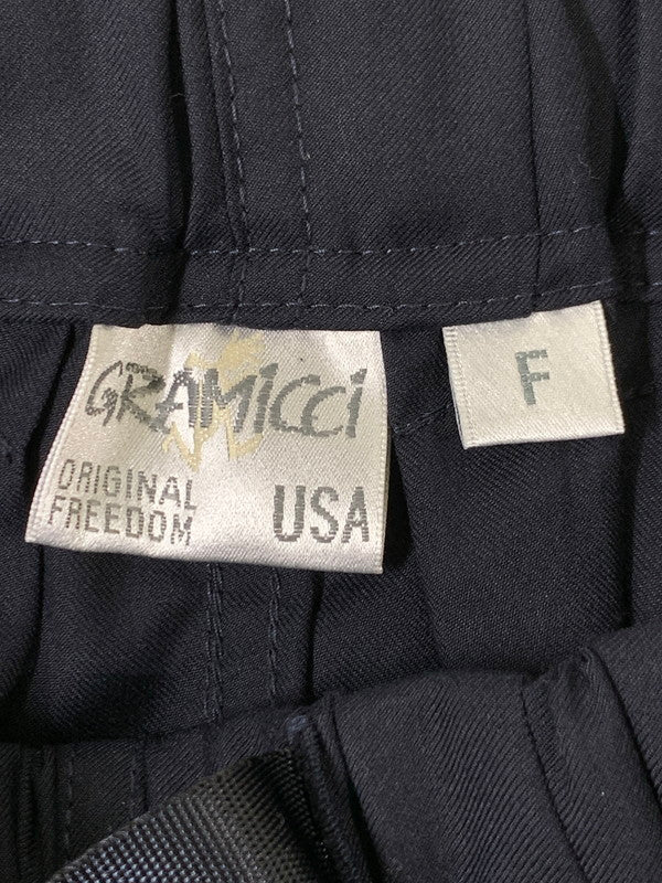【中古品】【レディース】 Gramicci グラミチ × BEAMSBOY ビームスボーイ 別注 ギャバ ロング スカート 171-250731-AS-54-min サイズ：F カラー：ブラック 万代Net店