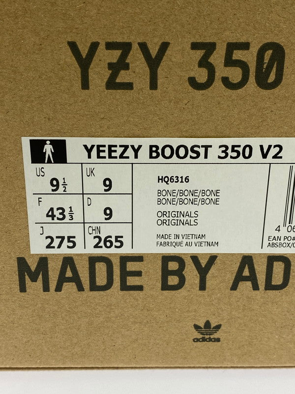 【未使用品】【メンズ】 adidas アディダス HQ6316 YEEZY BOOST 350V2 BONE 靴 シューズ スニーカー 161-250731-AS-16-min サイズ：27.5cm カラー：ホワイト 万代Net店