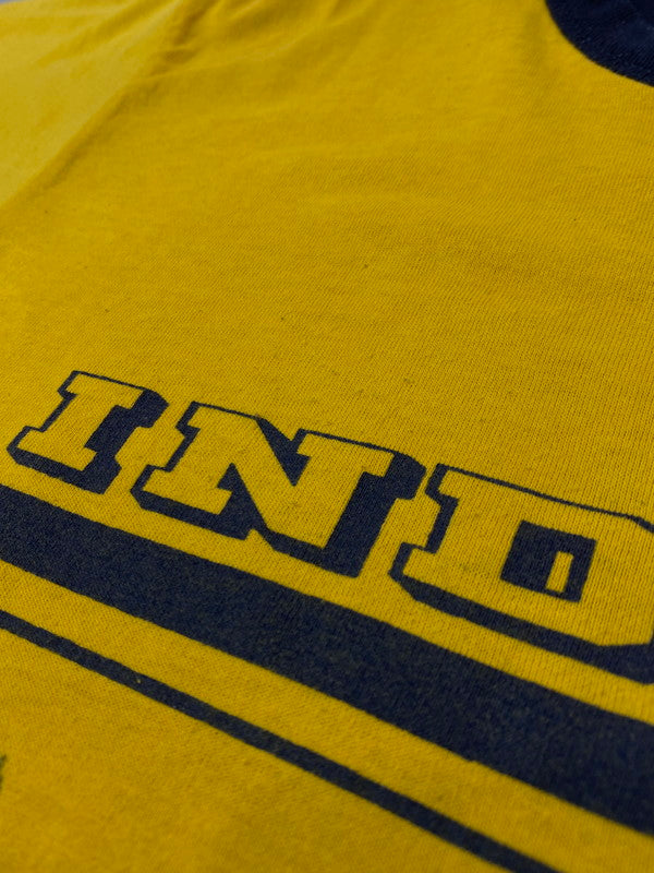 【現状渡し品】【メンズ】 Champion チャンピオン 80'S REVERSIBLE TEE リバーシブル ショートスリーブ 146-250729-AS-44-min サイズ：M カラー：イエロー/ネイビー 万代Net店