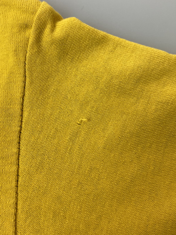 【現状渡し品】【メンズ】 Champion チャンピオン 80'S REVERSIBLE TEE リバーシブル ショートスリーブ 146-250729-AS-44-min サイズ：M カラー：イエロー/ネイビー 万代Net店