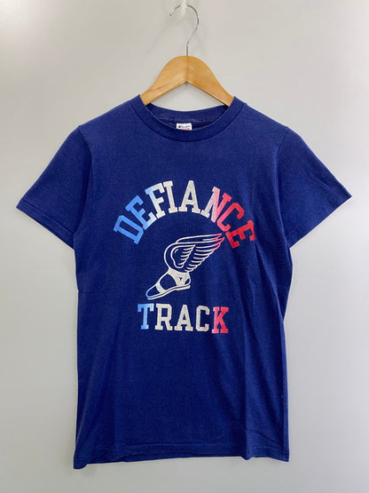 【中古品】【メンズ】 Champion チャンピオン 80'S WING FOOT PRINT TEE ショートスリーブ 146-250729-AS-31-min サイズ：M カラー：ネイビー 万代Net店