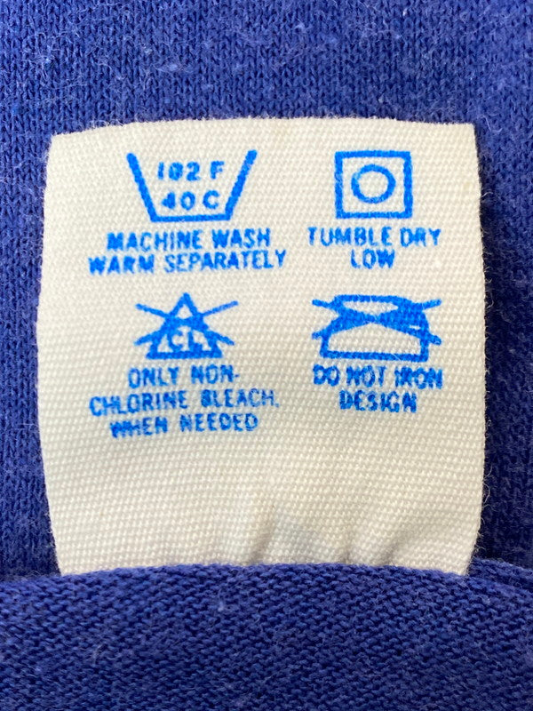 【中古品】【メンズ】 Champion チャンピオン 80'S WING FOOT PRINT TEE ショートスリーブ 146-250729-AS-31-min サイズ：M カラー：ネイビー 万代Net店