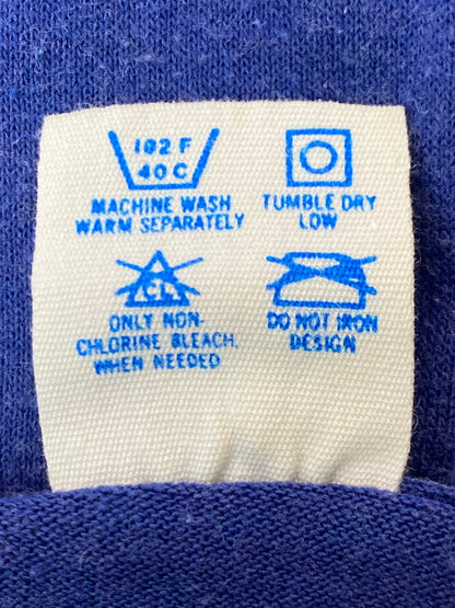 【中古品】【メンズ】 Champion チャンピオン 80'S WING FOOT PRINT TEE ショートスリーブ 146-250729-AS-31-min サイズ：M カラー：ネイビー 万代Net店