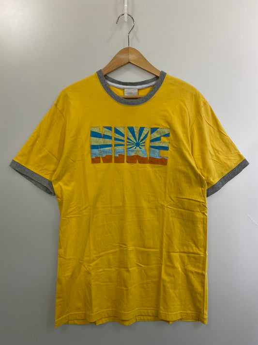 【中古品】【メンズ】 NIKE ナイキ 00'S LOGO RINGER TEE ショートスリーブ 146-250729-AS-33-min サイズ：XXL カラー：イエロー 万代Net店