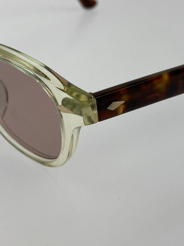 【中古品】【メンズ】 NOCHINO OPTICAL NOCHINO SUNGLASSES ノチノオプティカル サングラス アイウェア 203-250804-yn-06-min サイズ：46□23 144 カラー：CITRON&AMBER×CLEAR TO D.GREY 万代Net店