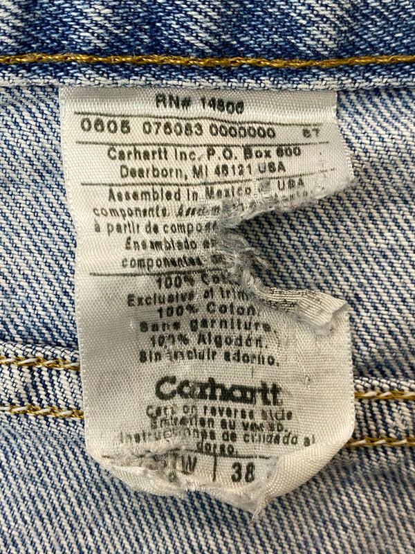 【中古品】【メンズ】 Carhartt カーハート 00S DENIM PANT デニムパンツ ボトムス 157-250729-AS-48-min サイズ：38×34 カラー：ライトインディゴ 万代Net店