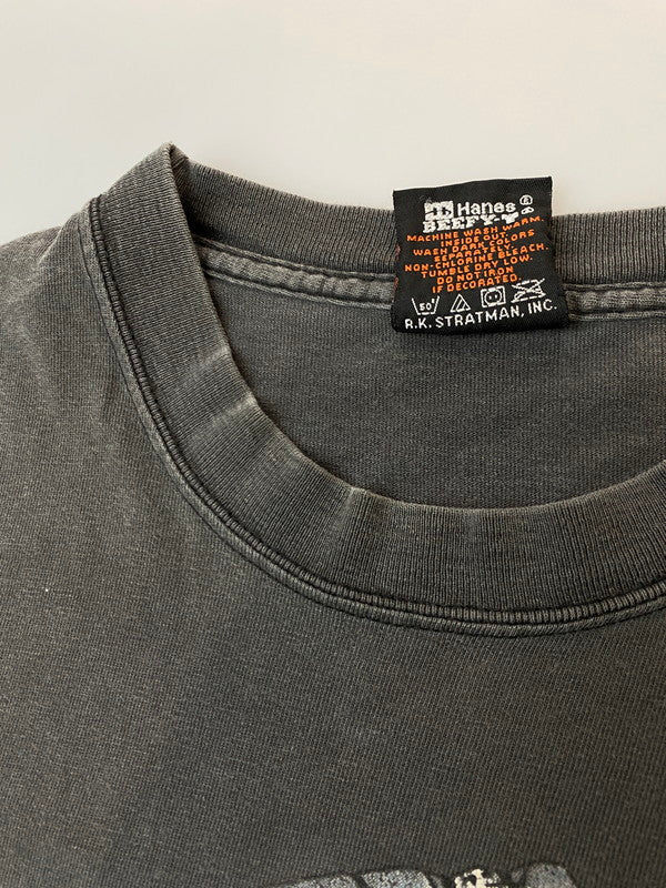 【現状渡し品】【メンズ】 HARLEY DAVIDSON ハーレーダビッドソン 00S FLAME TEE フレイム Tシャツ トップス 146-250730-ks-11-min サイズ：XL カラー：グレー 万代Net店