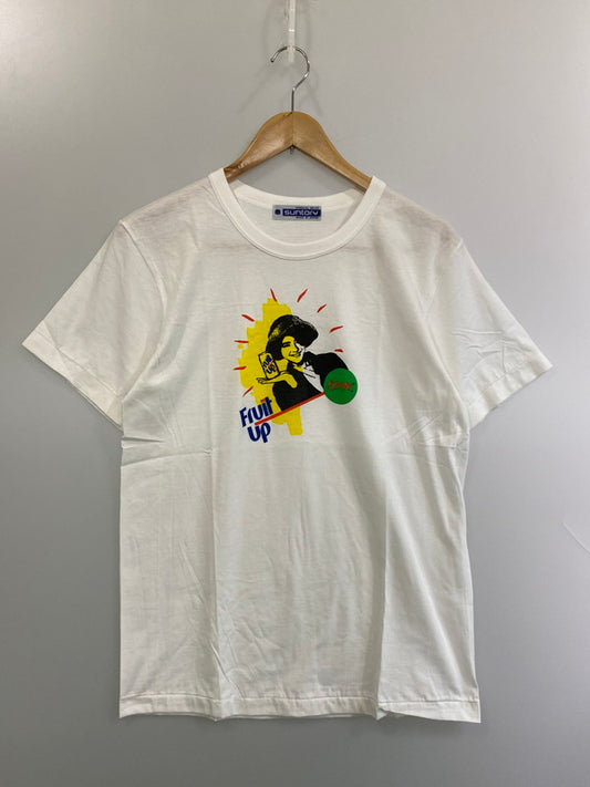 【中古品】【メンズ】 SUNTORY サントリー 80S FRUITS UP TEE Tシャツ トップス 146-250730-ks-19-min カラー：ホワイト 万代Net店
