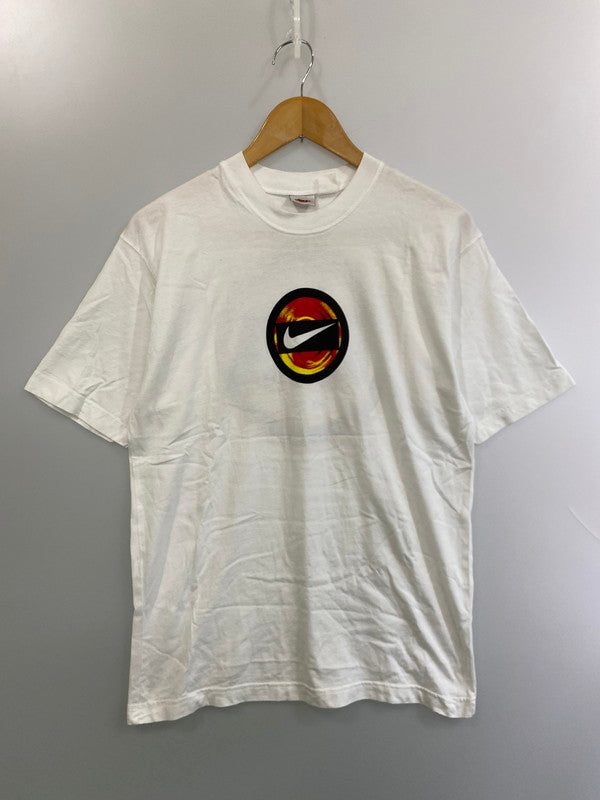 【中古品】【メンズ】 NIKE ナイキ 90S CIRCLE PRINT TEE Tシャツ トップス 146-250730-ks-18-min カラー：ホワイト 万代Net店