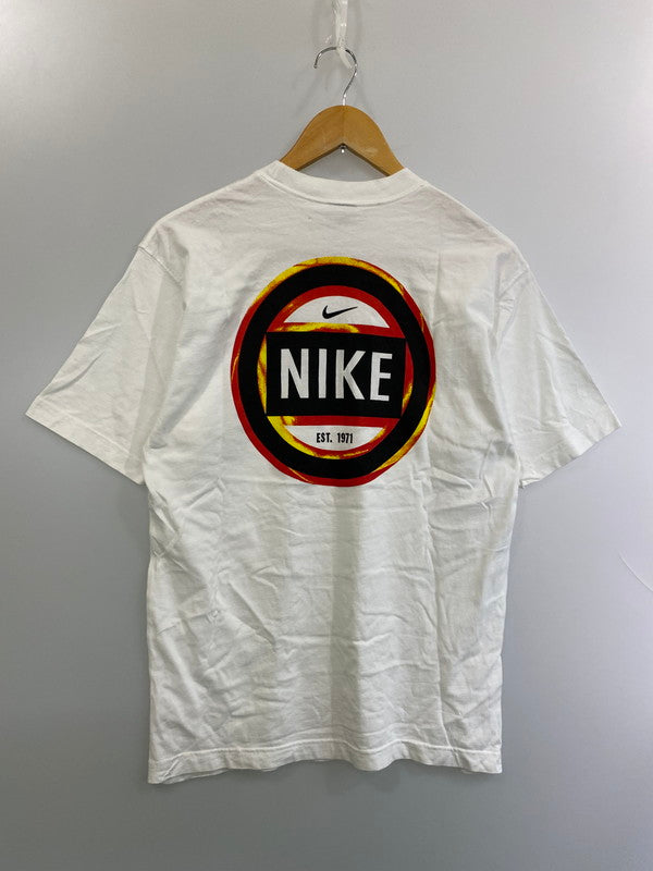 【中古品】【メンズ】 NIKE ナイキ 90S CIRCLE PRINT TEE Tシャツ トップス 146-250730-ks-18-min カラー：ホワイト 万代Net店