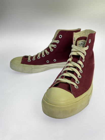 【中古品】【メンズ】 WTAPS ダブルタップス CANVAS HI キャンバス ハイ スニーカー 靴 162-250807-jt-21-min サイズ：US ８ 26.0cm カラー：ワインレッド 万代Net店