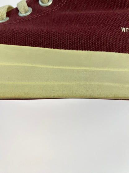 【中古品】【メンズ】 WTAPS ダブルタップス CANVAS HI キャンバス ハイ スニーカー 靴 162-250807-jt-21-min サイズ：US ８ 26.0cm カラー：ワインレッド 万代Net店