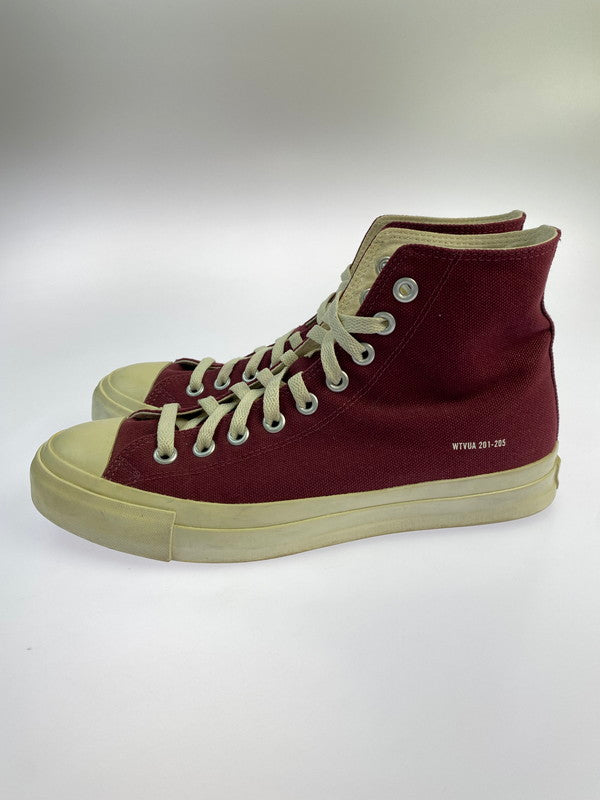 【中古品】【メンズ】 WTAPS ダブルタップス CANVAS HI キャンバス ハイ スニーカー 靴 162-250807-jt-21-min サイズ：US ８ 26.0cm カラー：ワインレッド 万代Net店